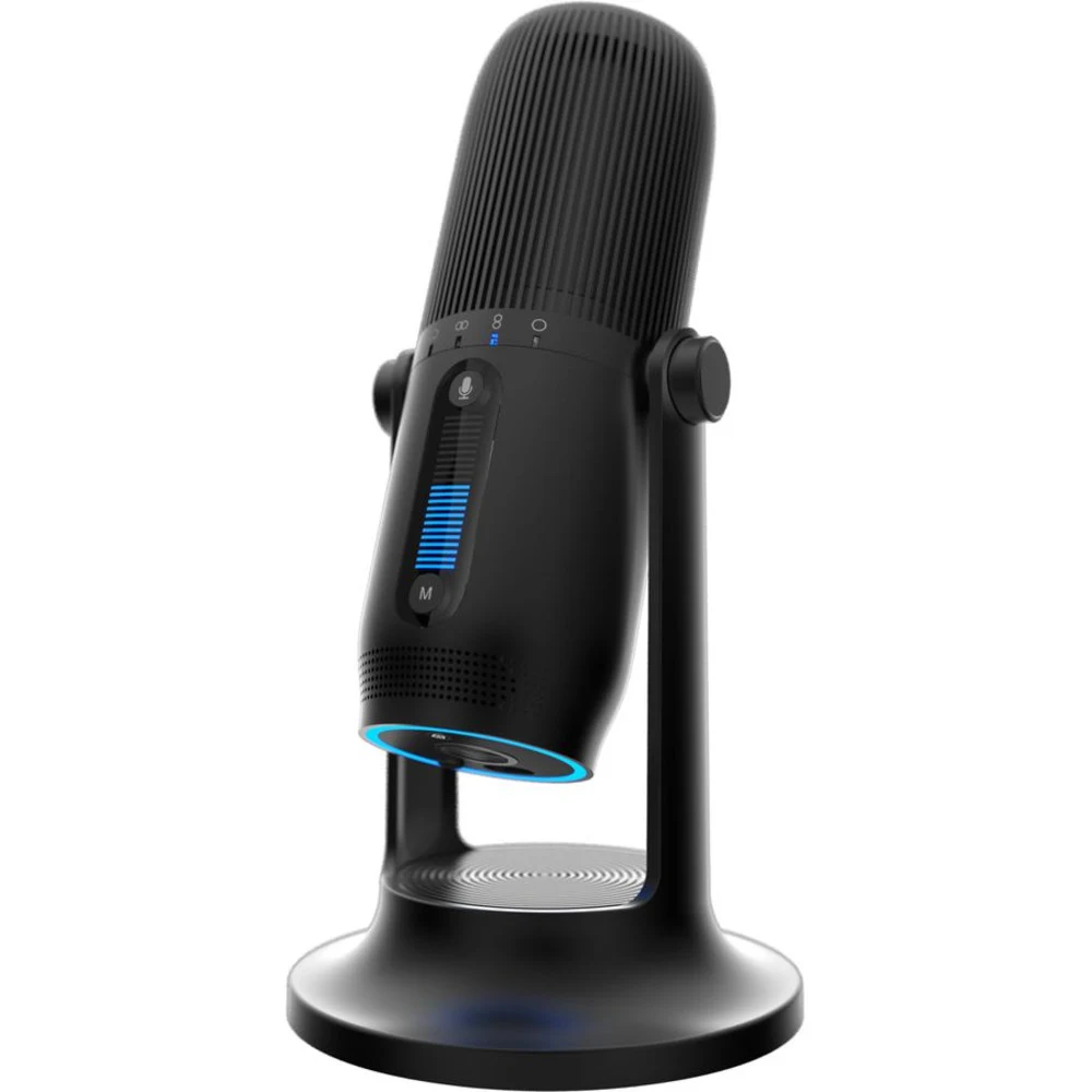 Микрофон Thronmax M2 Mdrill One Jet Black 48Khz RGB &lt конденсаторный, всенаправленный, Type C plug, 3.5mm, RGB&gt