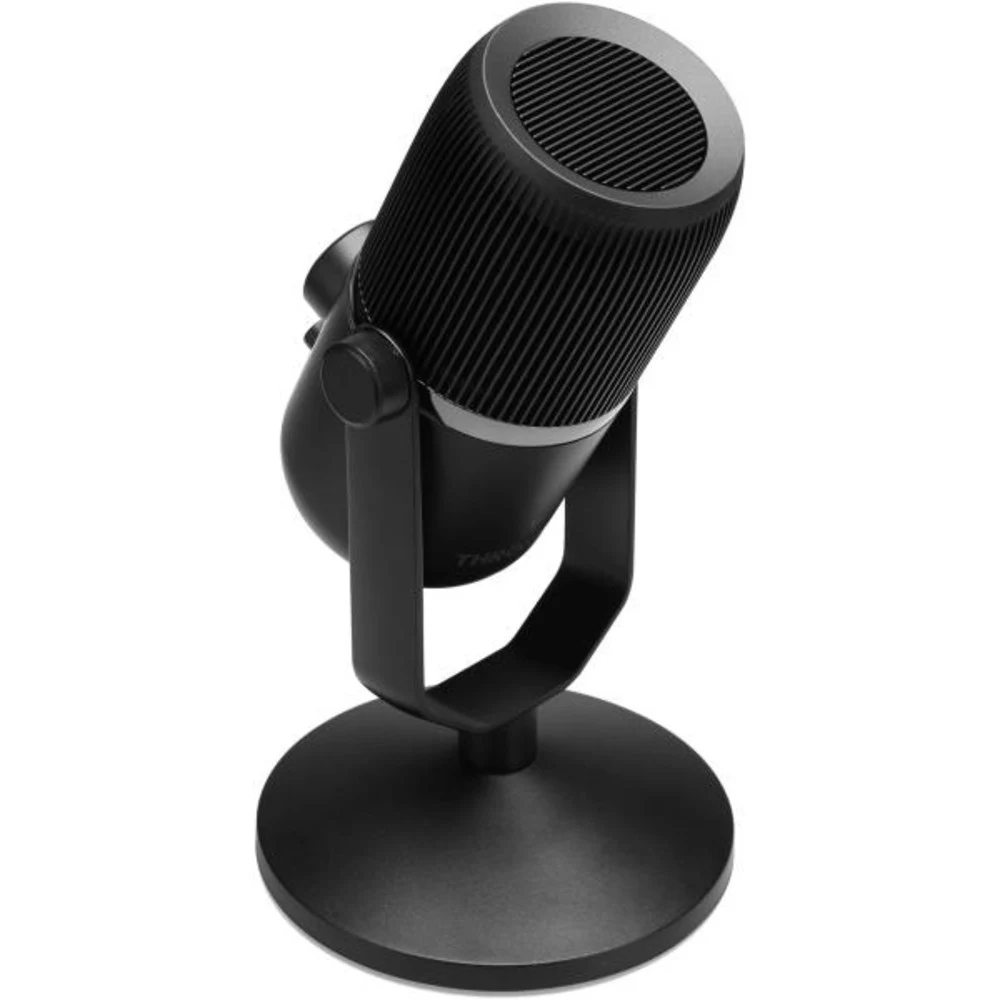 Микрофон Thronmax M4 Mdrill ZeroPlus Jet Black 96Khz &lt конденсаторный, двунаправленный, Type C plug, 3.5mm, RGB&gt