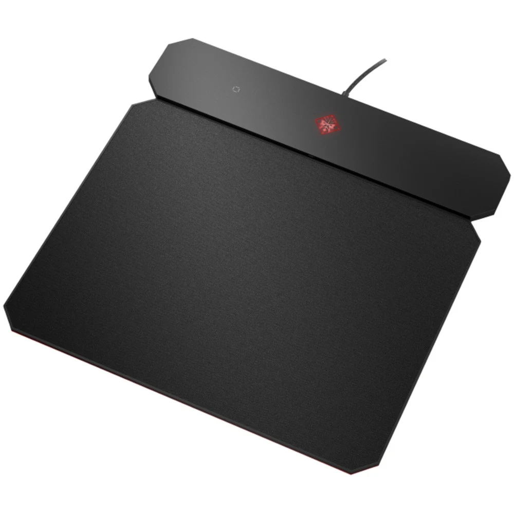 Коврик для мыши HP Omen Outpost, 34x34.5см, Qi Charging, 5W, RGB, USB