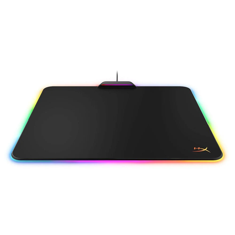 Коврик для компьютерной мыши, HyperX, HX-MPFU-M, FURY Ultra RGB, 359,4x299.4х5мм, пластик, плетенный кабель, длина кабеля 1,8м, RGB-подсветка с индивидуальной настройкой каждого светодиода, черный