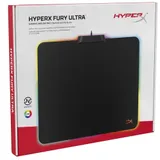 Коврик для компьютерной мыши, HyperX, HX-MPFU-M, FURY Ultra RGB, 359,4x299.4х5мм, пластик, плетенный кабель, длина кабеля 1,8м, RGB-подсветка с индивидуальной настройкой каждого светодиода, черный