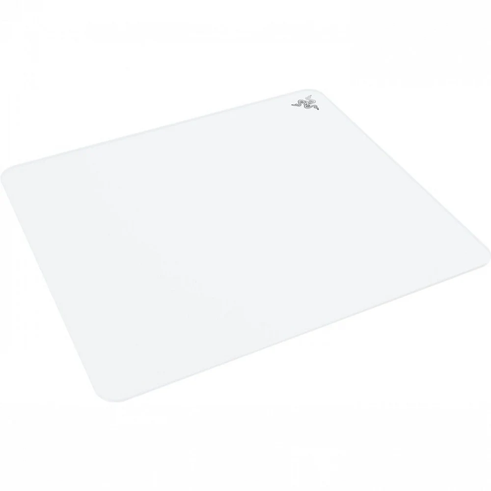 Коврик стеклянный для компьютерной мыши, Razer, Atlas, RZ02-04890200-R3M1, 455*400*5мм, 2 кг, Премиальное закаленное стекло, Противоскользящее резиновое основание, Сверхгладкая поверхность, Белый