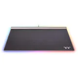 Коврик для компьютерной мыши, Thermaltake, Argent MP1, GMP-MP1-BLKHMC-01, 359x254x10 мм, Резиновая основа, Алюминевая конструкция,Твердая поверхность, RGB, USB, Чёрный-Алюминевый