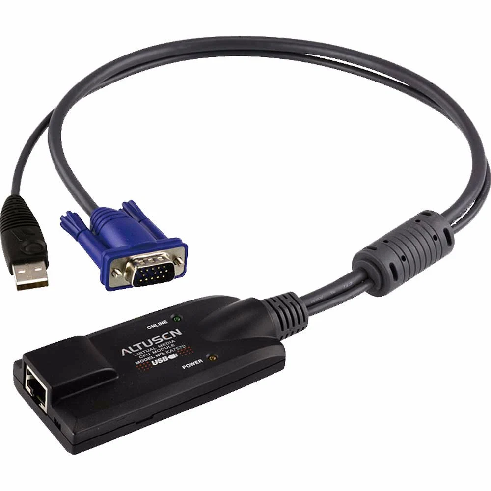 Адаптер CAT5 KVM USB VGA 40M KA7570-AX ATEN