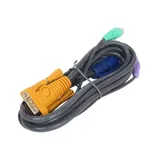 Набор кабелей D-LINK DKVM-IPCB/10 Кабель для KVM-переключателя DKVM‑IP8 длиной 1,8 м с разъемами PS2 ( 10шт в коробке )