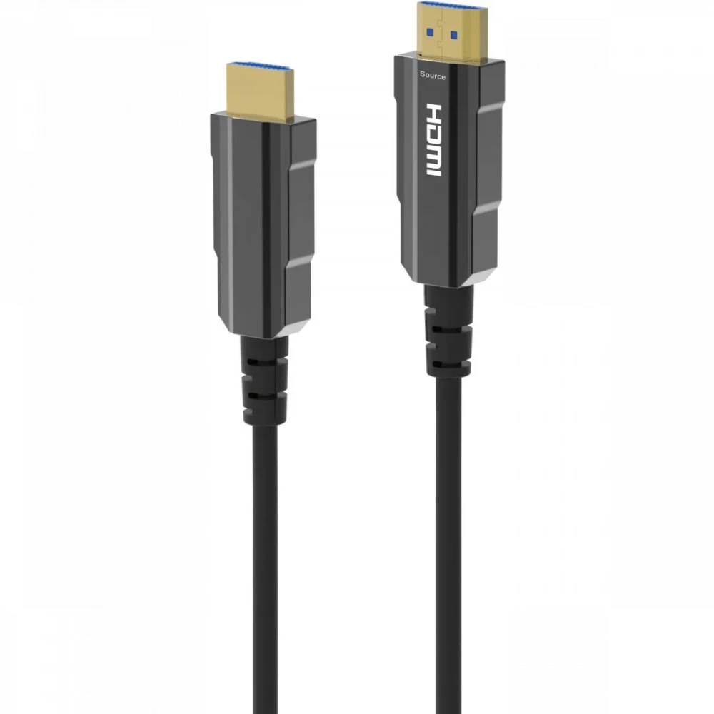 Кабель аудио-видео Digma HDMI (m)/HDMI (m) 50м. позолоч.конт. черный (HDMI-AOC2.1-50)