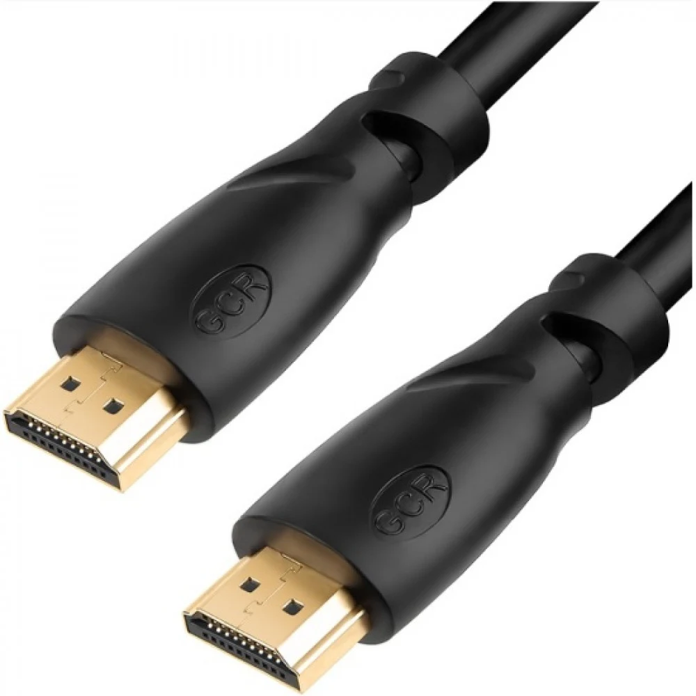 GCR Кабель PROF 10.0m HDMI 2.0, 3D, Ultra HD,60 Hz up to 18GB, Fast Ethernet 18.0 Гбит/с позолоченные контакты, 3Х экран, OD9.0mm, 28/24 AWG