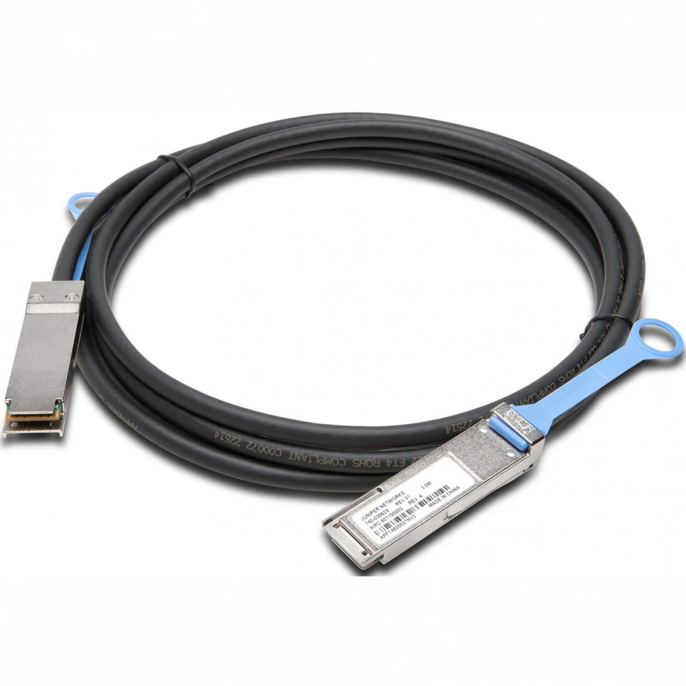 QSFP+, 40GE Direct Attach Copper Cable, 3 meters, Industrial Temperature (-40 through 85 DEGREE C), 0.015W, 30 AWG