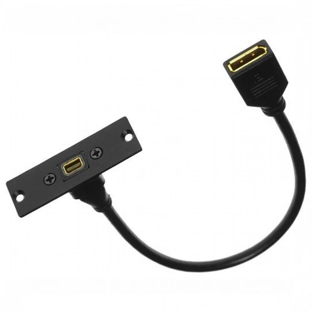 [WRTS-MDP] Модуль-переходник [WRTS-MDP] Wize Pro Wize mini Display Port для врезного лючка в стол