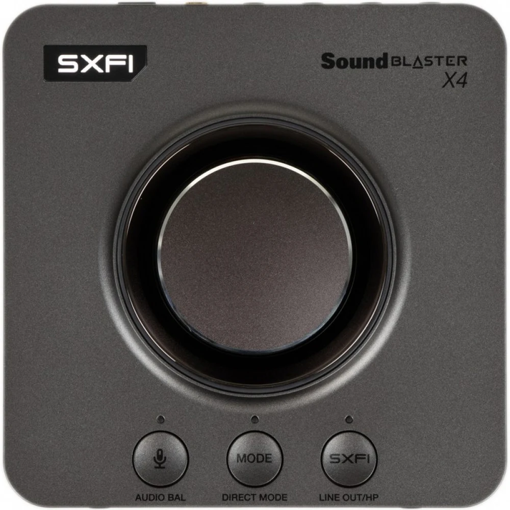 Звуковая карта Creative USB Sound Blaster X4 (Super X-Fi Ultra DSP) 7.1 Ret [70SB181500000]