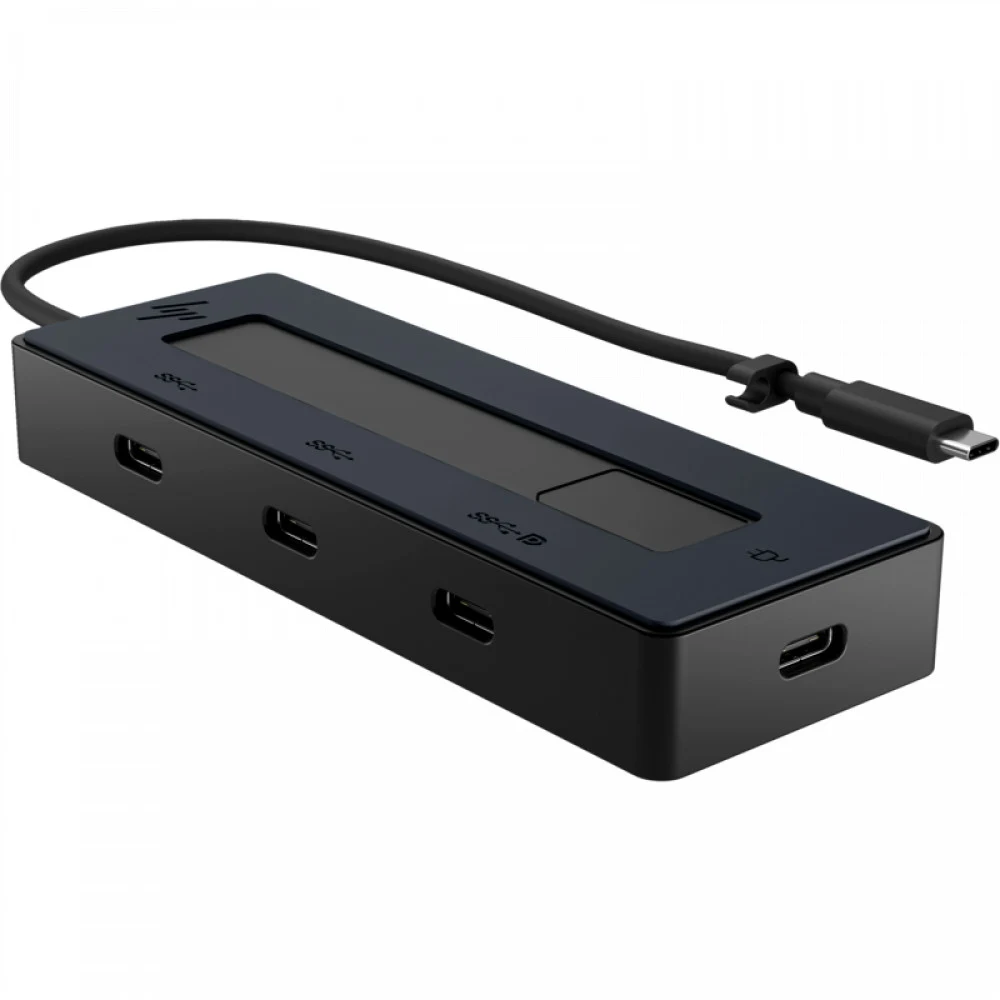 USB HUB 4-port USB-C HP 6G842AA 4K Multiport Hub, Black
