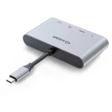 Распределитель Infobit [iHub 301] 3 подключения через 1 кабель USB-С