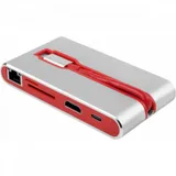 Переходник USB Type-C, Rombica Type-C Hermes, Red, BOX