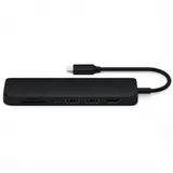 SATECHI Slim Multiport with Ethernet Adapter (Black)