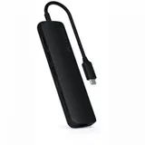 SATECHI Slim Multiport with Ethernet Adapter (Black)