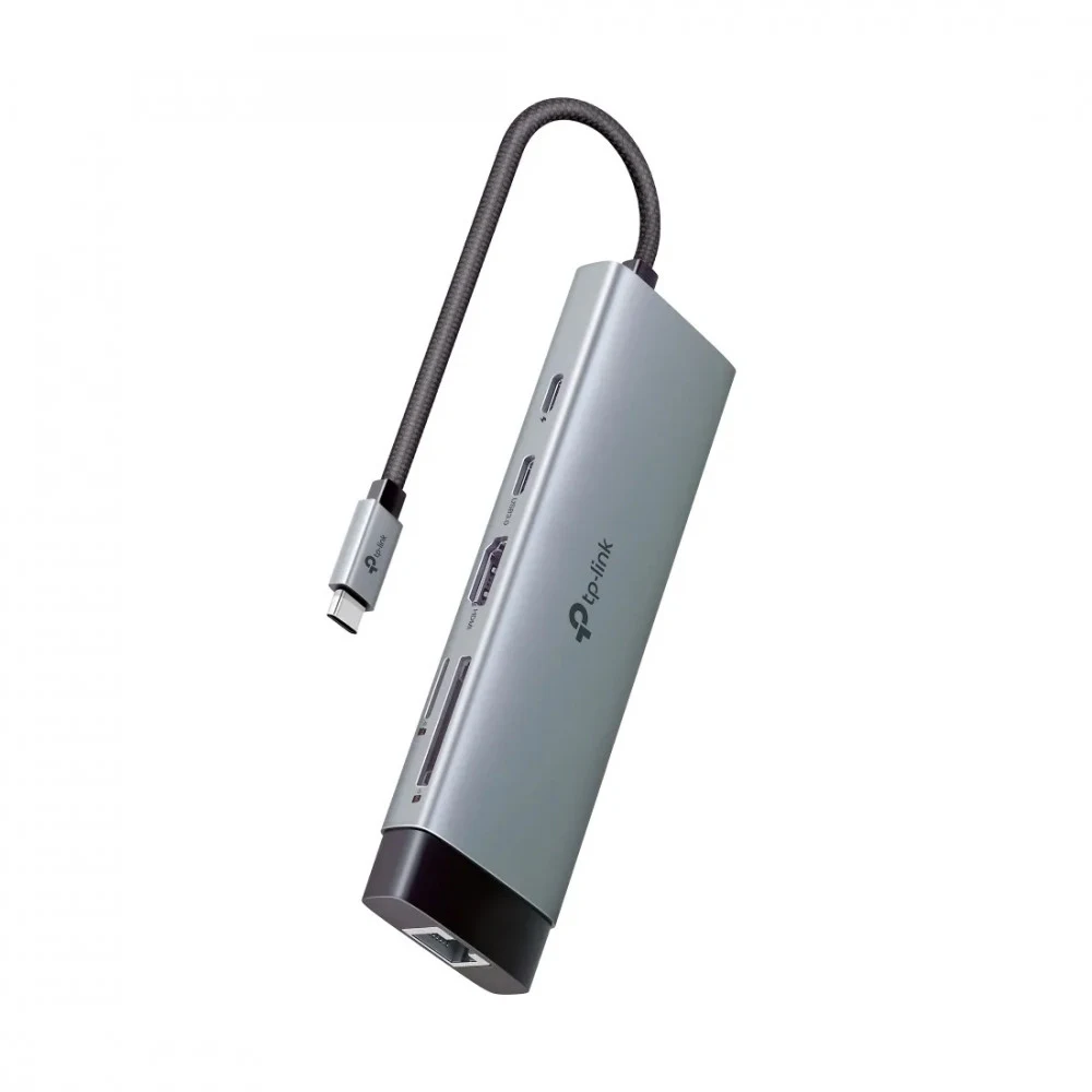 Концентратор USB, TP-Link, UH9120C, 9-портовый концентратор USB Type-C, micro USB