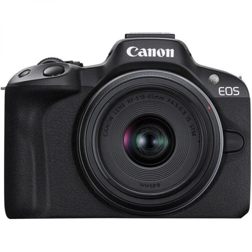 Цифровая камера Canon EOS R50, + RF-S 18-45 mm IS STM, 24.2Mpx, JPEG/RAW, Wi-Fi, BT, Black
