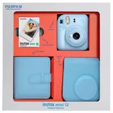 Фотоаппарат моментальной печати FUJIFILM INSTAX MINI 12 BUNDLE (PASTEL BLUE)