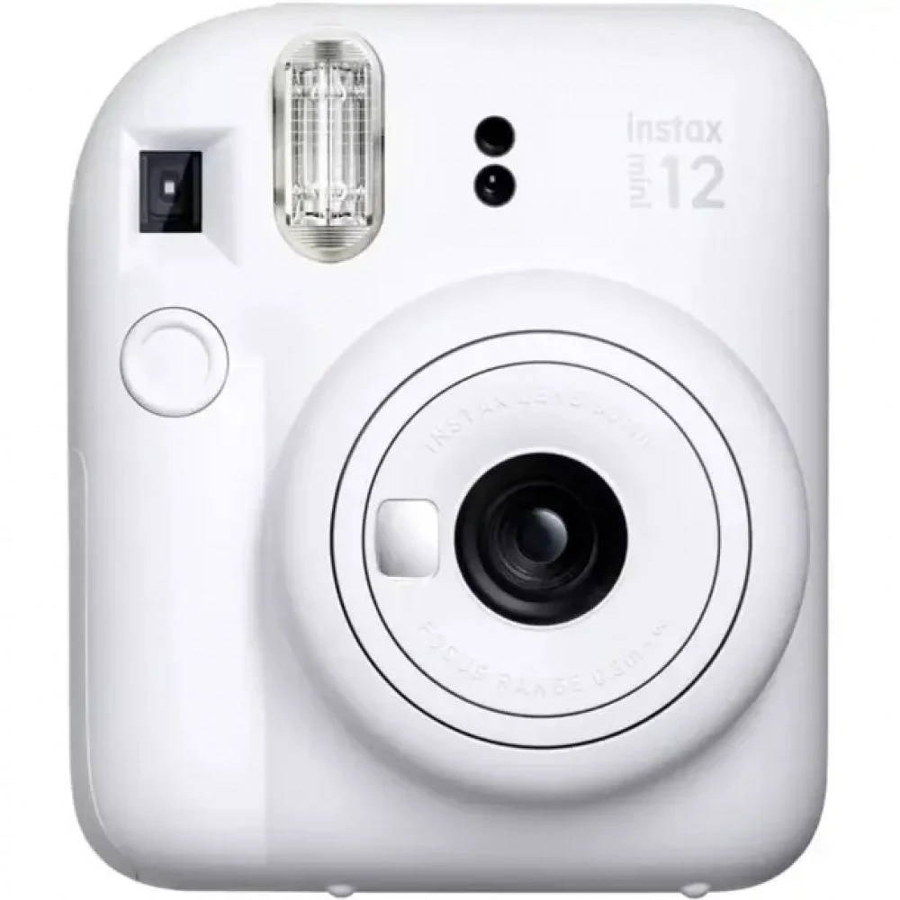 Фотоаппарат моментальной печати FUJIFILM INSTAX MINI 12 BUNDLE СLEAR CASE + L20PK (CLAY WHITE)