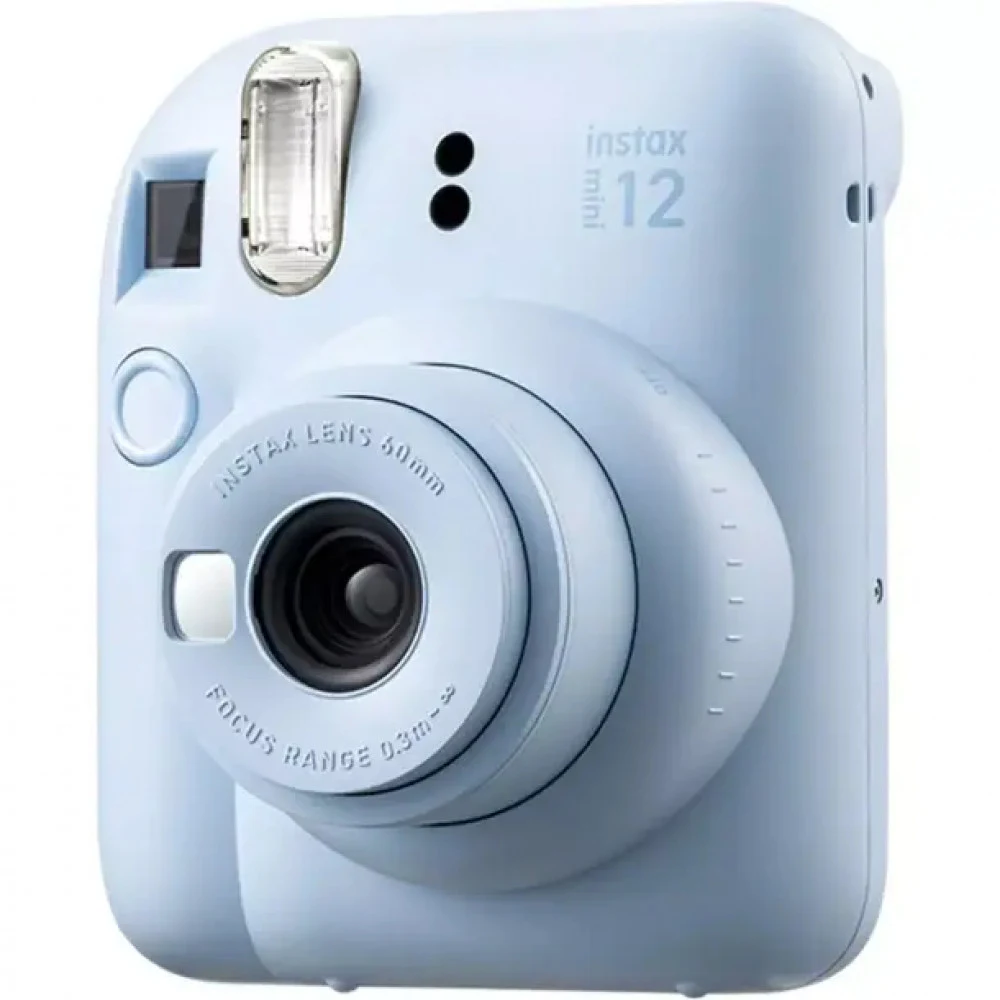 Фотоаппарат моментальной печати FUJIFILM INSTAX MINI 12 BUNDLE СLEAR CASE + L20PK (PASTEL BLUE)