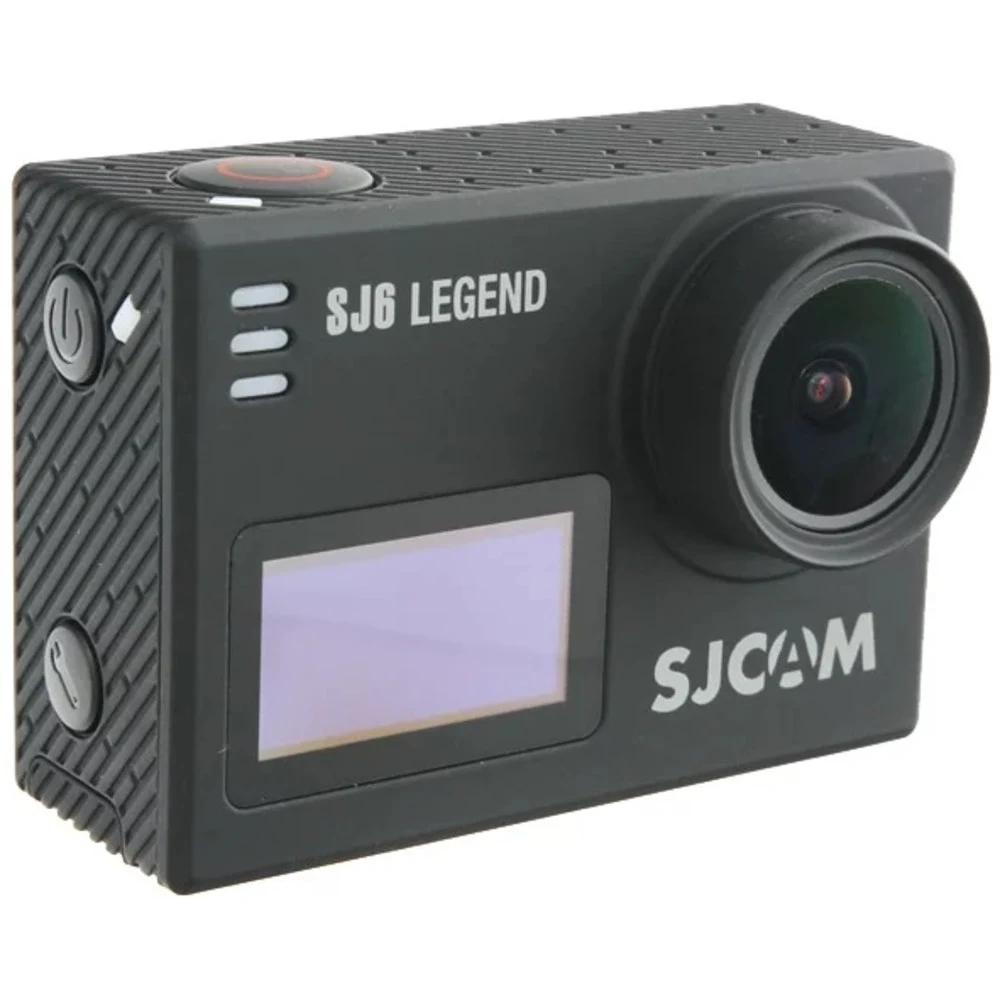 Экшн-камера, SJCAM, SJ6 LEGEND, 4K/30fps, 1080P/60fps, Panasonic MN34120PA 16 МП 166°, Wifi 10 м/ 2.4GHz, Gyro Anti-shake, Slow motion, Чипсет NTK 96660, 1000mAh, 2" сенсорный дисплей, Чёрный