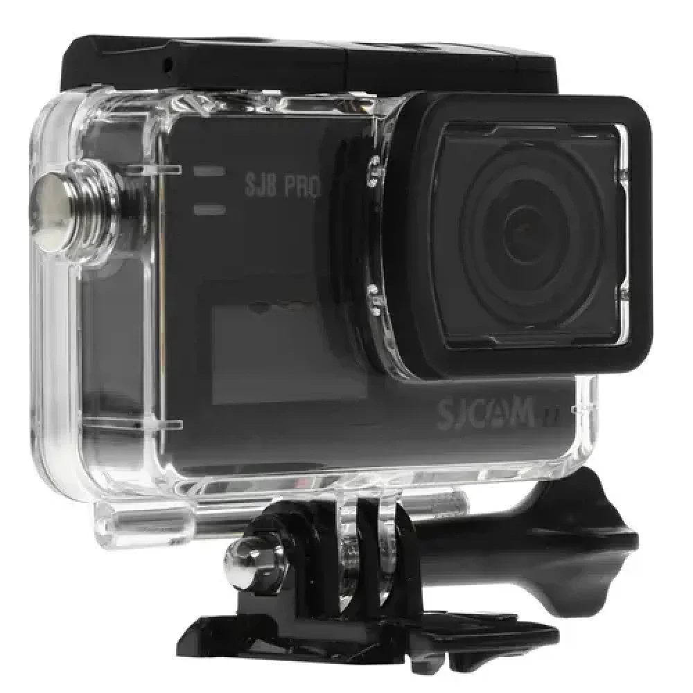 Экшн-камера, SJCAM, SJ8 PRO, 4K/60fps, Sony IMX377 12 МП 170°, Wifi 10 м/2,4 & 5 Hz, Gyro Anti-shake, Slow motion, Чипсет Ambarella H22S85, 1200mAh, 2.33" сенсорный дисплей, Чёрный