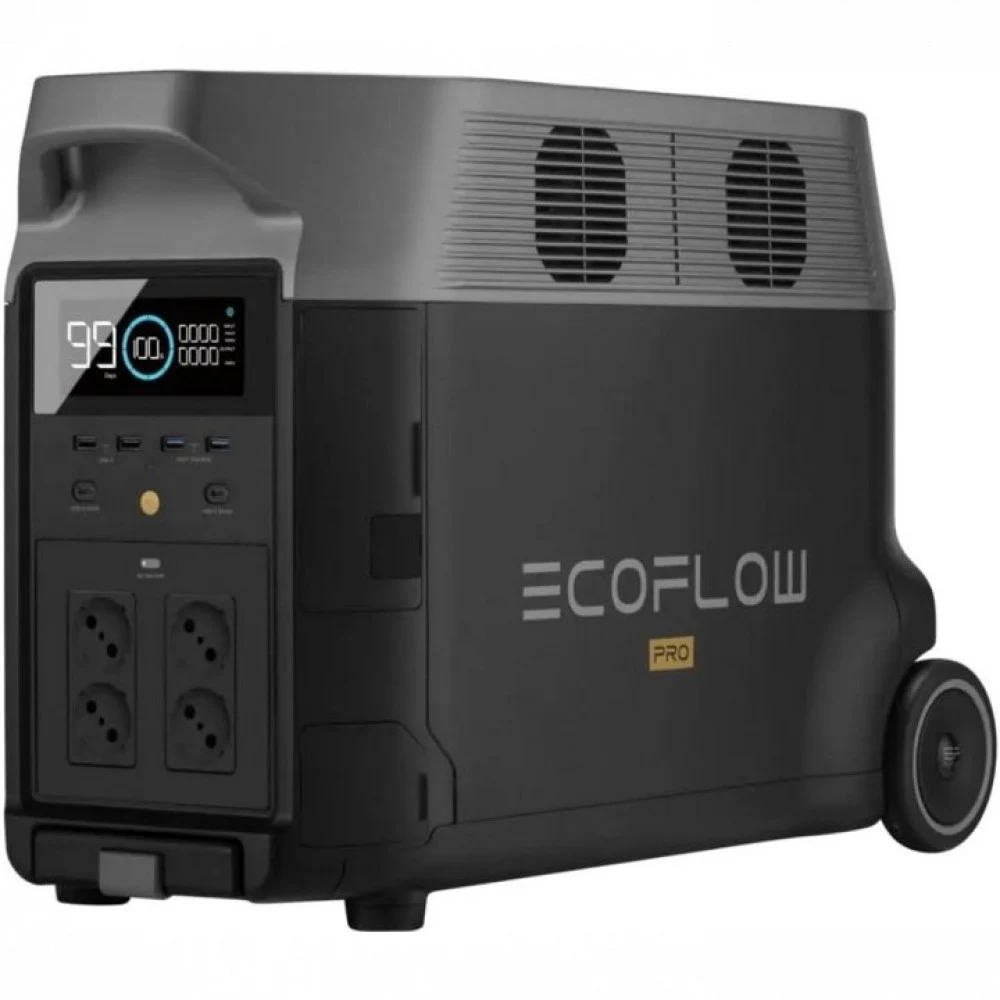 Зарядная станция EcoFlow DELTA Pro EU , 3600Wh, 3600W(7200W), 230V(50Hz/60Hz)