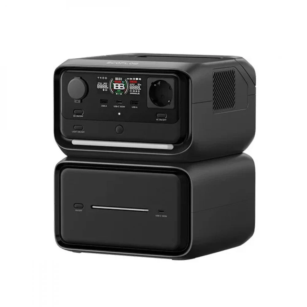 Зарядная станция EcoFlow RIVER 3 Max Plus EU, 858 Wh, 600W(1200W), 220-240V(50Hz/60Hz)