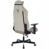 Кресло игровое Knight N1 Fabric бежевый Light-21 с подголов. крестов. металл