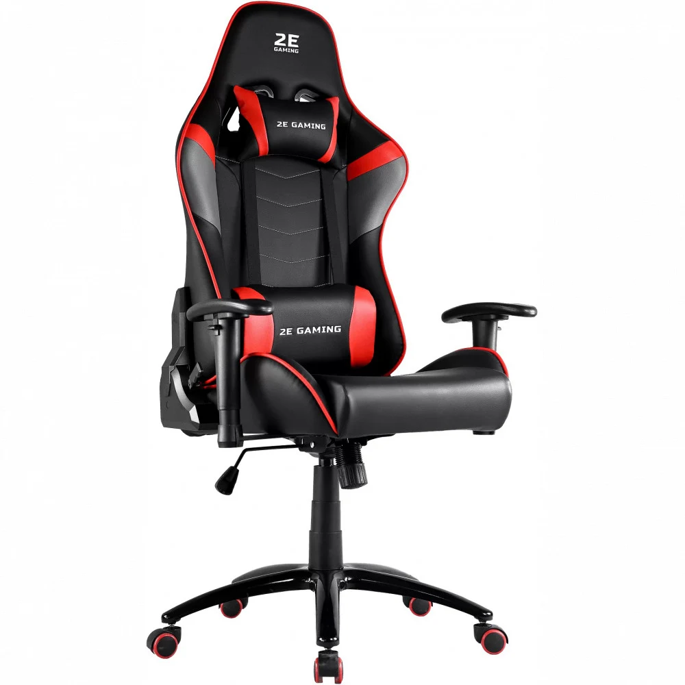 Кресло геймерское 2E Gaming Bushido II, рег. высоты, подлокотник 3D, 150кг, Black-Red