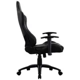 Кресло для геймера Aerocool AC120 AIR-B, черное, с перфорацией, до 150 кг, размер 70х55х124/132 см