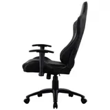 Кресло для геймера Aerocool AC120 AIR-B, черное, с перфорацией, до 150 кг, размер 70х55х124/132 см