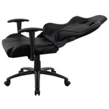 Кресло для геймера Aerocool AC120 AIR-B, черное, с перфорацией, до 150 кг, размер 70х55х124/132 см