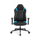 Игровое компьютерное кресло, Aerocool, CROWN Smart Racer Blue, Искусственная кожа PU AIR, (Ш)65*(Г)70*(В)122 (132) см, Черно-Синий