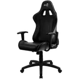 Игровое компьютерное кресло, Aerocool, AC100 AIR B, Чёрный Искусственная кожа PU AIR, 150кг, (Ш)53*(Г)54*(В)121 (131) см,