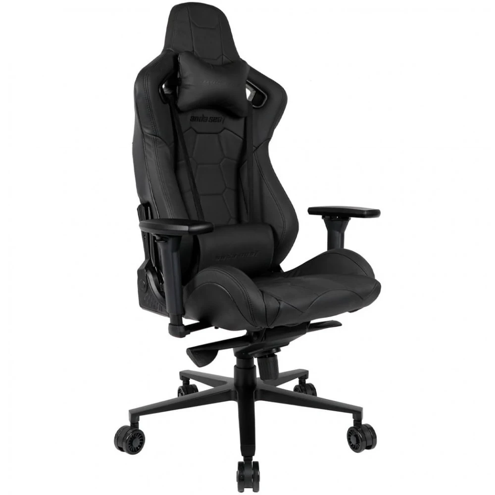 Кресло геймерское AndaSeat Dracula - Napa Leather, рег.высоты, подлокотник 4D, 150кг, Black