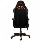 Игровое компьютерное кресло Canyon Deimos CND-SGCH4, Кожа,4D подлокотники, Колеса полиурэтан 60мм,Наклон 150 градус (Черно-Оранжевое)