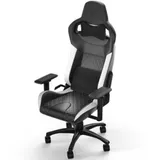 Игровое кресло Corsair T1 RACE Тканевый Черно-белый (CF-9010060-WW)