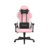 Игровое компьютерное кресло, DX Racer, GC/LPF24LTC/PW, Prince series. грузоподъемность 90 кг, Эко-кожа и винил PU,PVC, Вид наполнителя: губчатая пена высокой плотности (54 кг/м), Металлическая основ