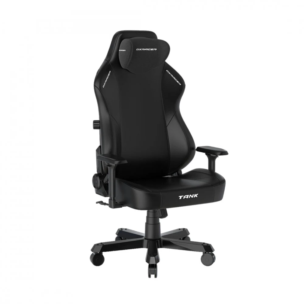 Игровое компьютерное кресло, DX Racer, GC/XXLTK23LTA/N, Tank series, Рекомендуемый рост: до 190 см, Рекомендуемый вес: до 160 кг, Эко-кожа, Металлическая основа кресла, Угол наклона 135°, Механизм к