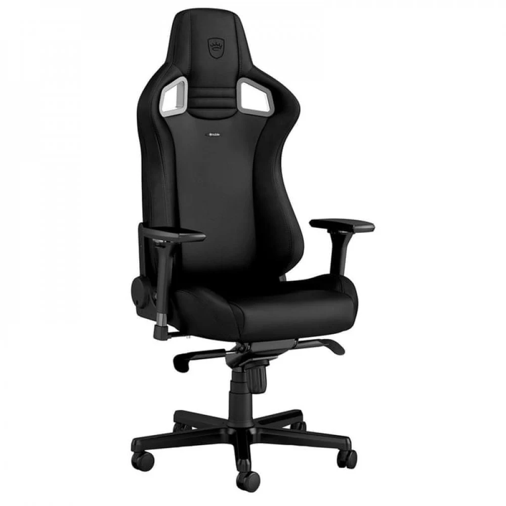 Игровое кресло Noblechairs EPIC Black Edition &lt Экокожа, подлокотник 4D, газлифт 4 (NBL-PU-BLA-004)&gt