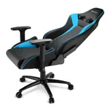 Sharkoon Elbrus 3 Игровое кресло чёрно-синее (синтетическая кожа, регулируемый угол наклона, механизм качания)