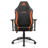 Игровое кресло Sharkoon Skiller SGS20 Black/Orange Cинтетическая кожа, Газлифт 4, подлокотник 3D