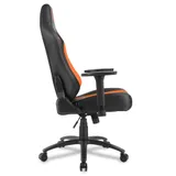 Игровое кресло Sharkoon Skiller SGS20 Black/Orange Cинтетическая кожа, Газлифт 4, подлокотник 3D
