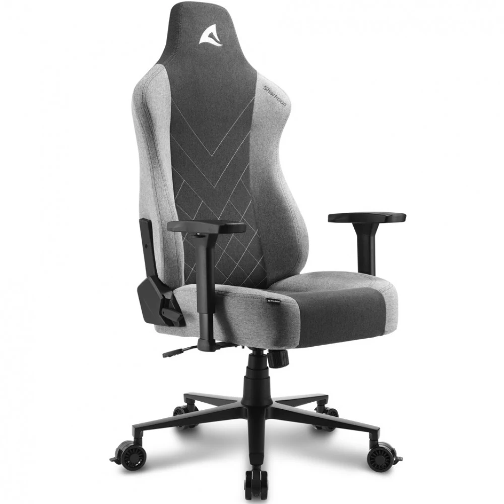 Игровое кресло Sharkoon Skiller SGS30 Fabric Grey v2 &lt Ткань, Газлифт 4, подлокотник 3D&gt
