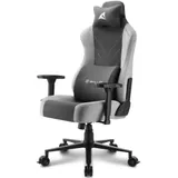 Игровое кресло Sharkoon Skiller SGS30 Fabric Grey v2 Ткань, Газлифт 4, подлокотник 3D