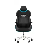 Игровое компьютерное кресло, Thermaltake, ARGENT E700 Ocean Blue, GGC-ARG-BLLFDL-01, Максимальная нагрузка 150 кг, Натуральная кожа, Основание алюминий и металл, Синий