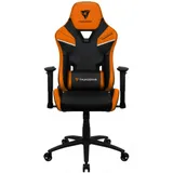 Игровое компьютерное кресло ThunderX3 TC5-Tiger Orange, Искусственная кожа PU AIR, Чёрно-Оранжевый