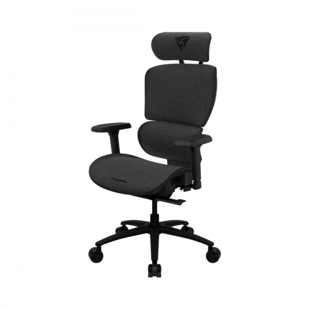 Игровое компьютерное кресло, ThunderX3, XTC-Loft Dark Grey, Тканное покрытие, (Ш)68*(Г)57*(В)118(126) см, Тёмно-серый