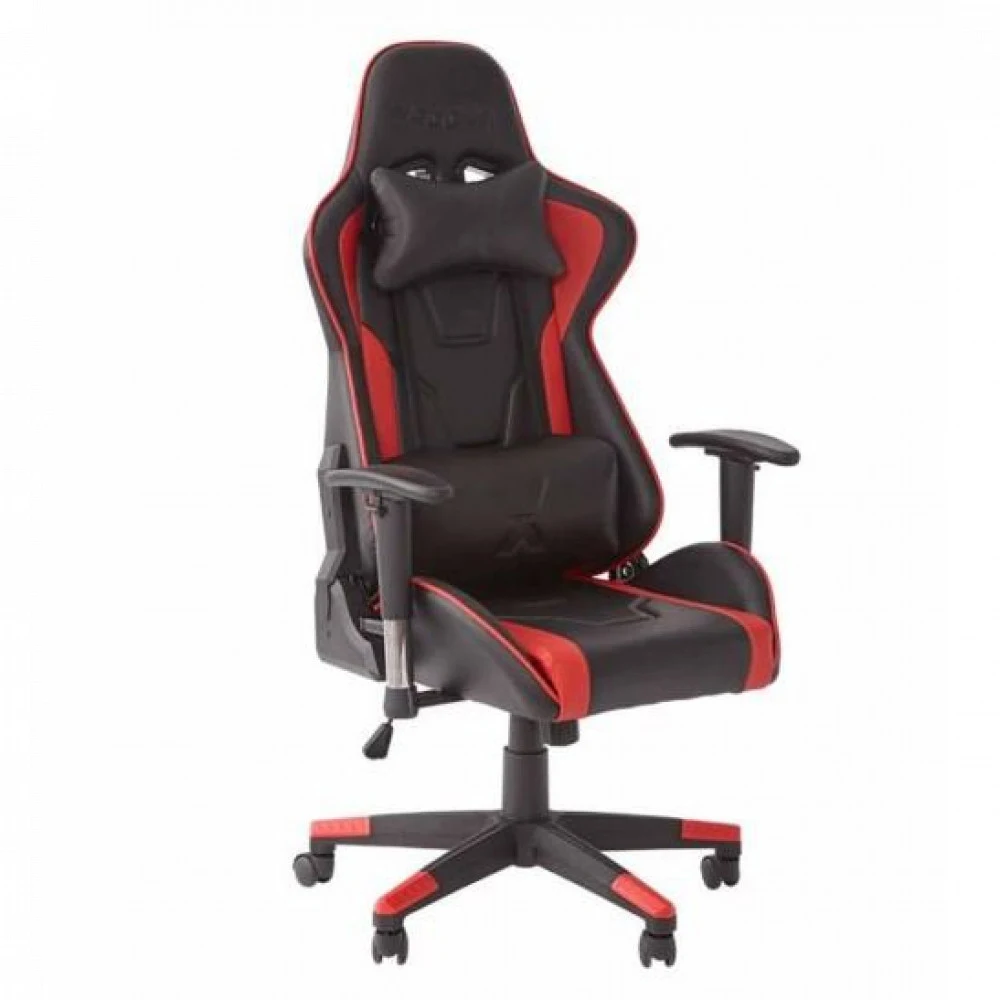 Кресло игровое компьютерное XRocker Bravo, регул. высоты, подлокотник, 100кг, Black-Red